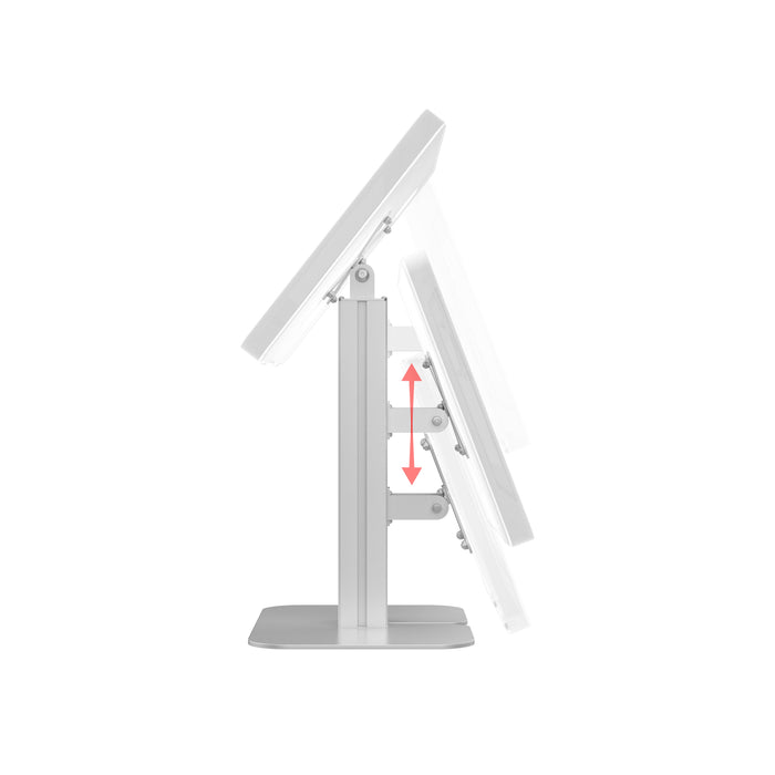 Dual VESA Compatible Table Mount for POS (White) CTA DIGITAL