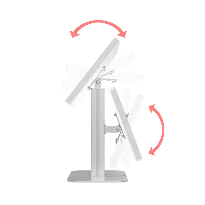 Dual VESA Compatible Table Mount for POS (White) CTA DIGITAL