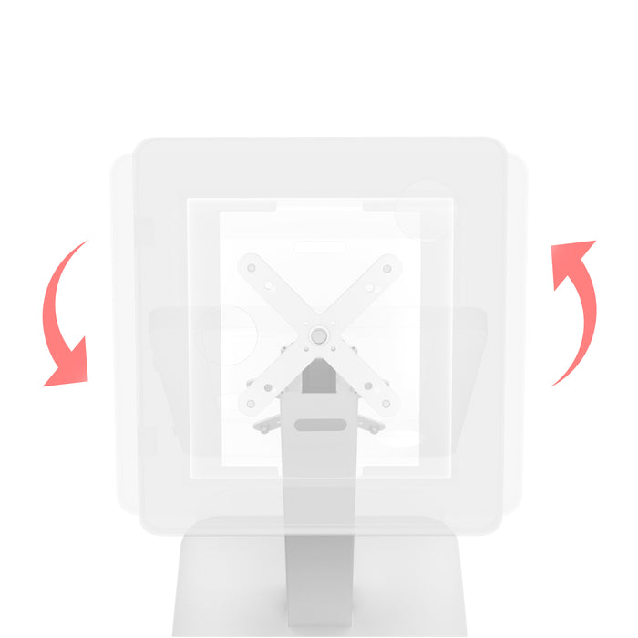 Dual VESA Compatible Table Mount for POS (White) CTA DIGITAL
