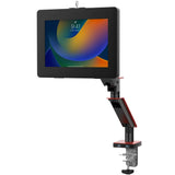 Gas Spring Clamp Mount with 2 USB Ports w/ Enclosure for Medium Size Tablets