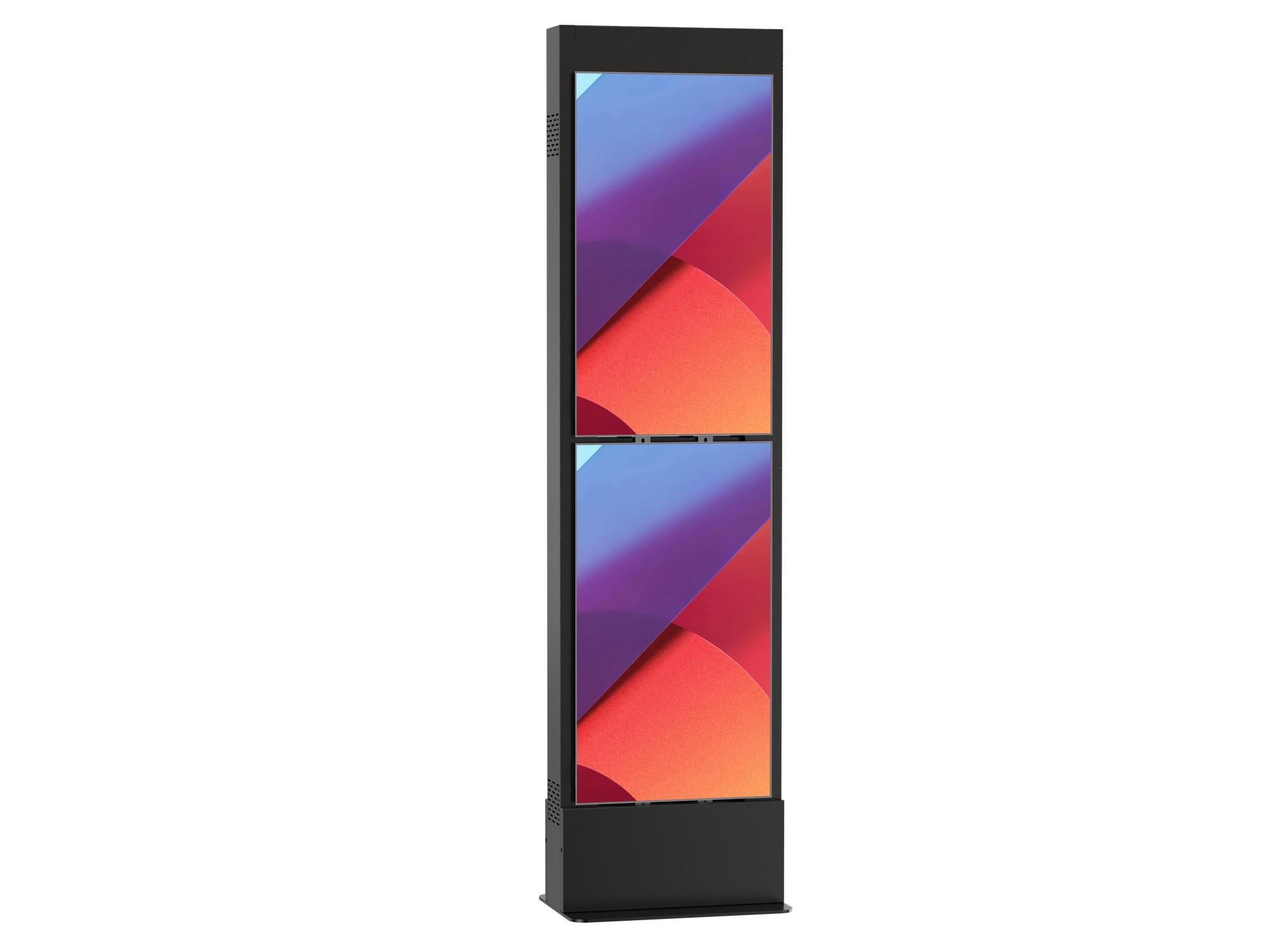 Free-standing Modular Mount Four Display Kiosk CTA DIGITAL