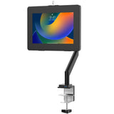 Locking Tablet Clamp Mount and USB Hub w/ Full Cable Management & Enclosure