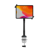 Locking Tablet Clamp Mount and USB Hub w/ Full Cable Management & Enclosure