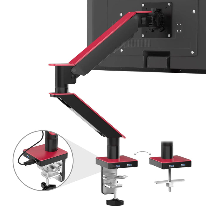 Gas Spring Monitor Arm with 2 USB Ports CTA DIGITAL