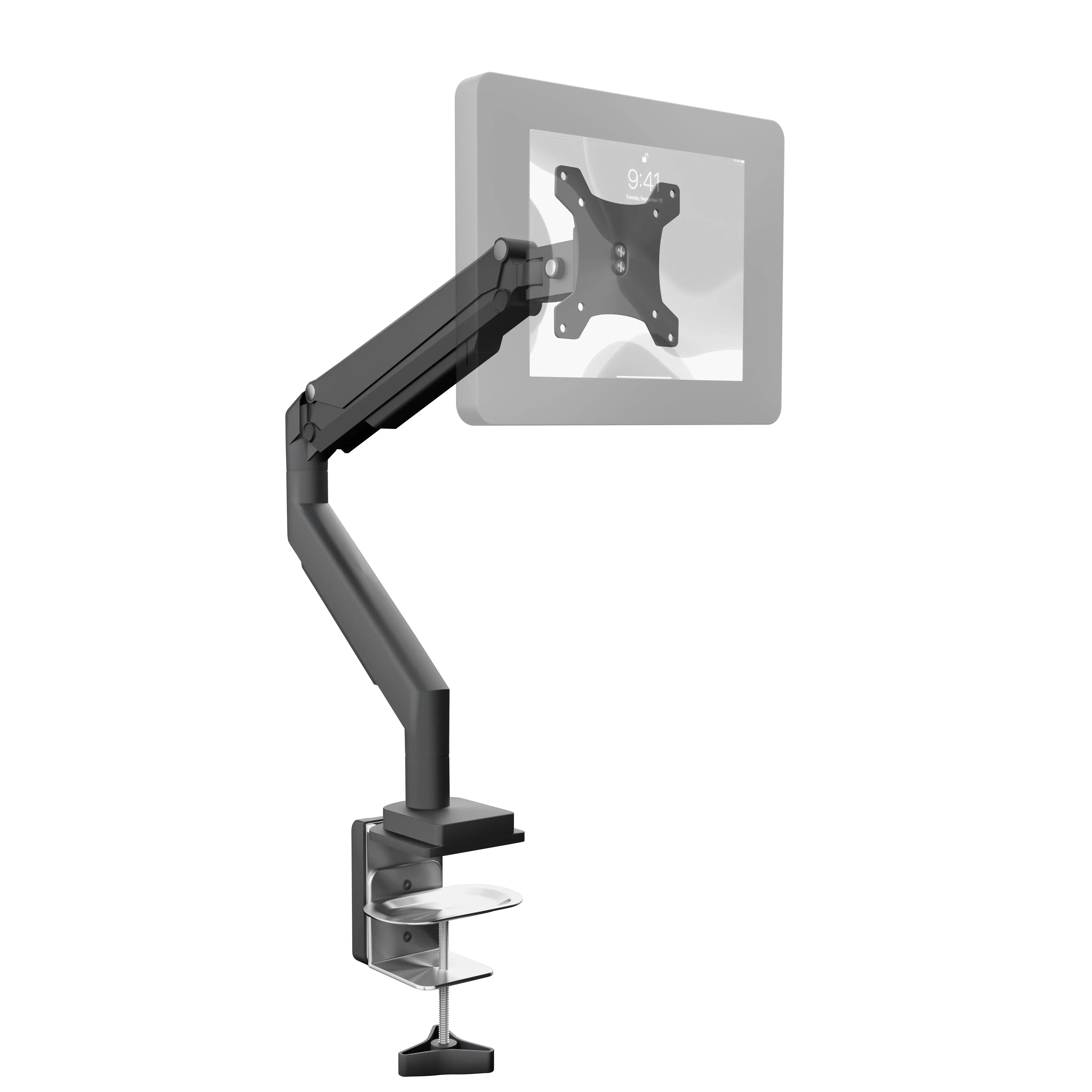 VESA Clamp Mount w/ Grommet & Full Cable Management