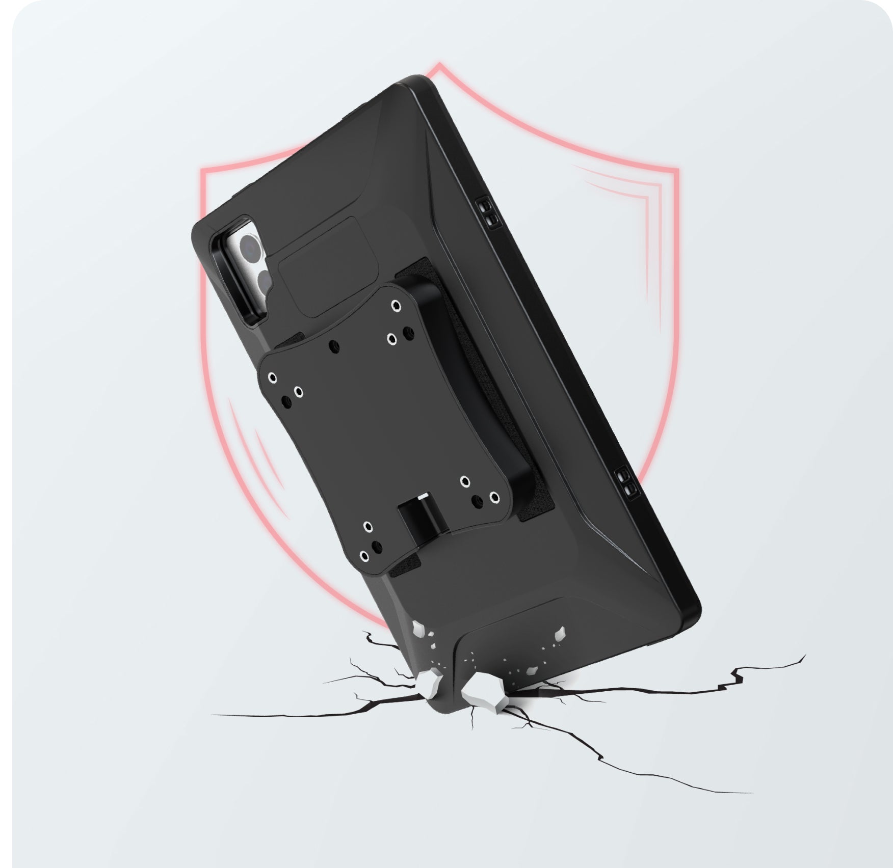 Impact Resistant Hard
Case Shields
