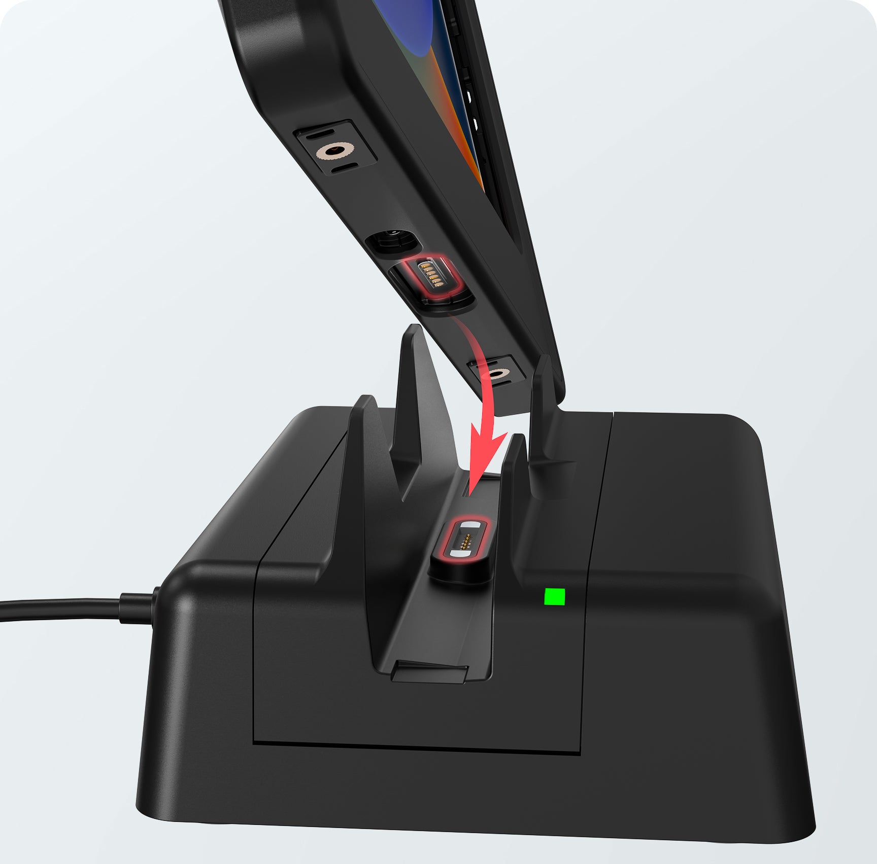 POGO-Pin connector 
for effortless, reliable charging