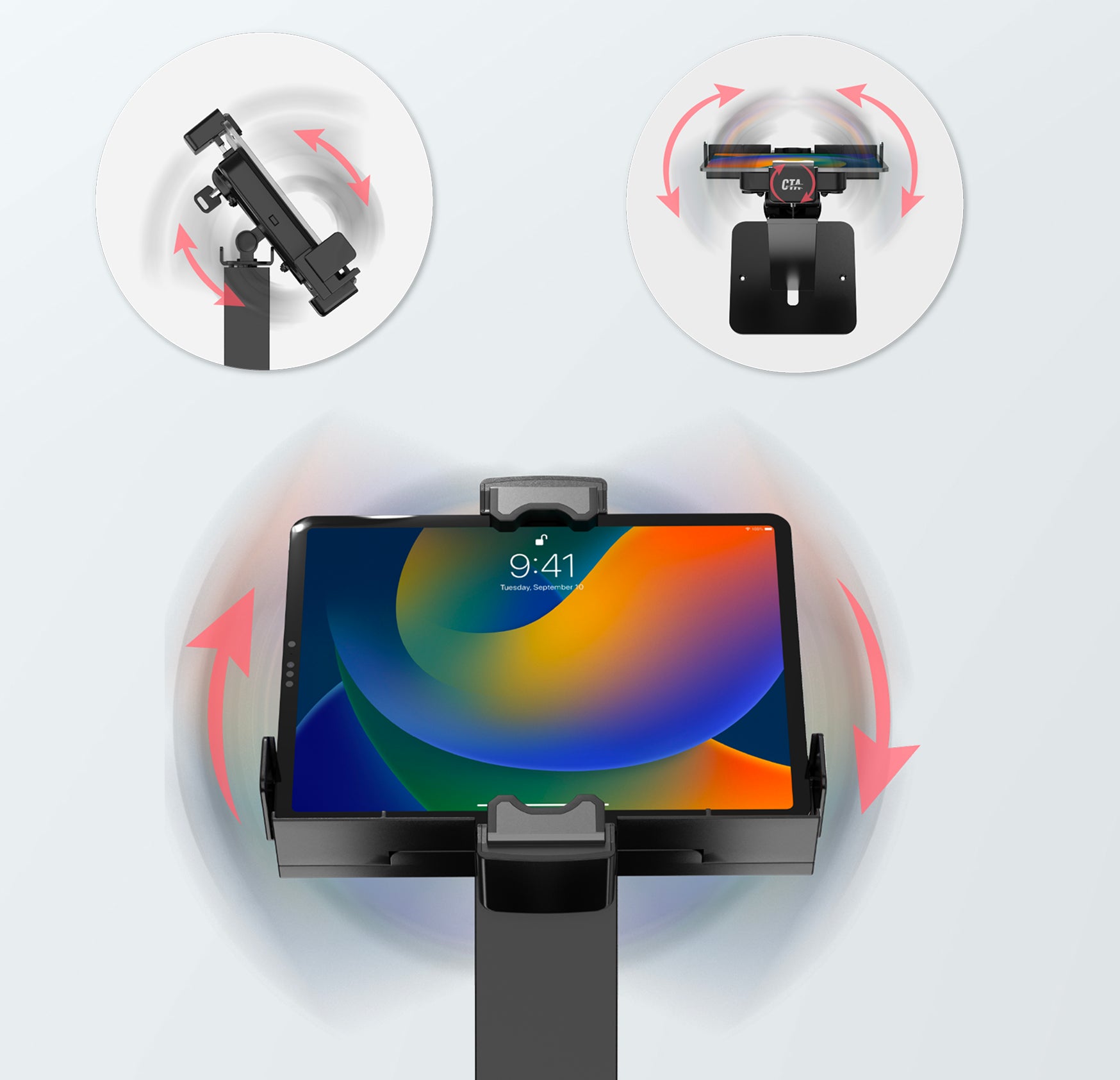 Tilt & Swivel
 Adjustability