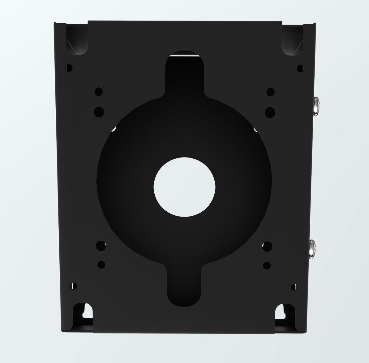 Premium Double VESA Wedge and Outlet / PoE Cover