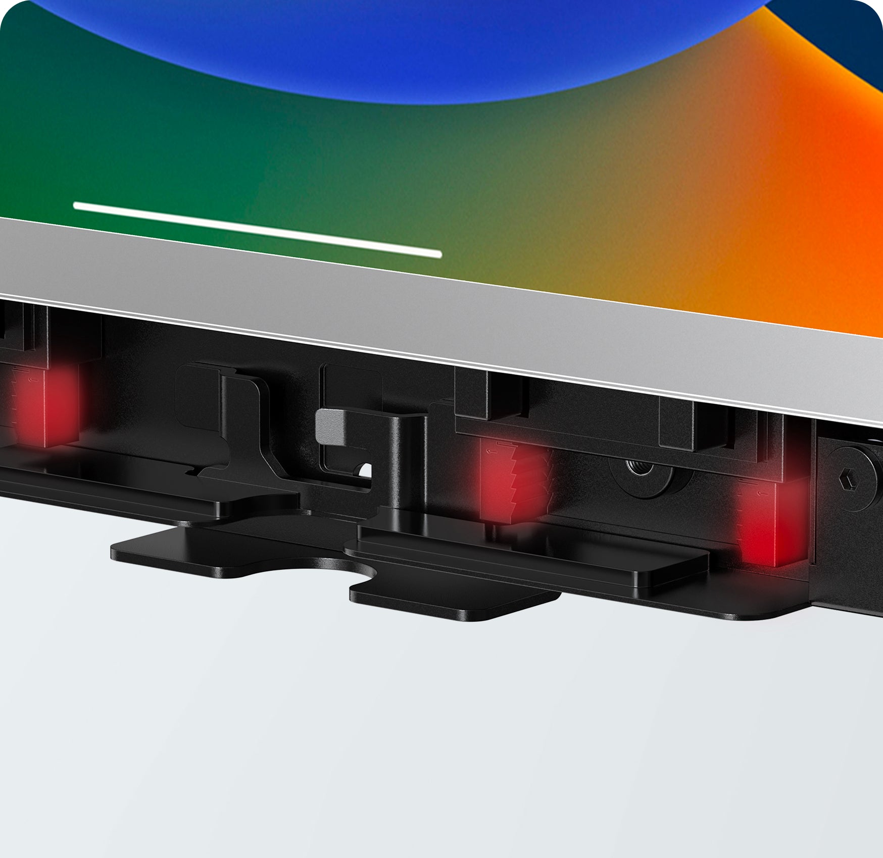 Internal Sliding Clips for Tablet Compatibility 