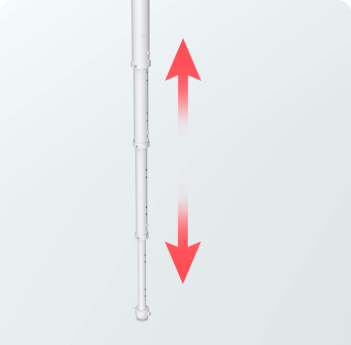 Triple Screen Dual Pole Ceiling Mount with 2 Columns of 7Ft Unistrut