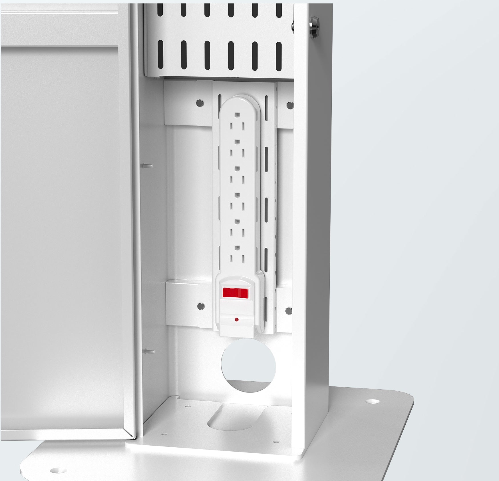 Power Strip Bracket (power strip not included)