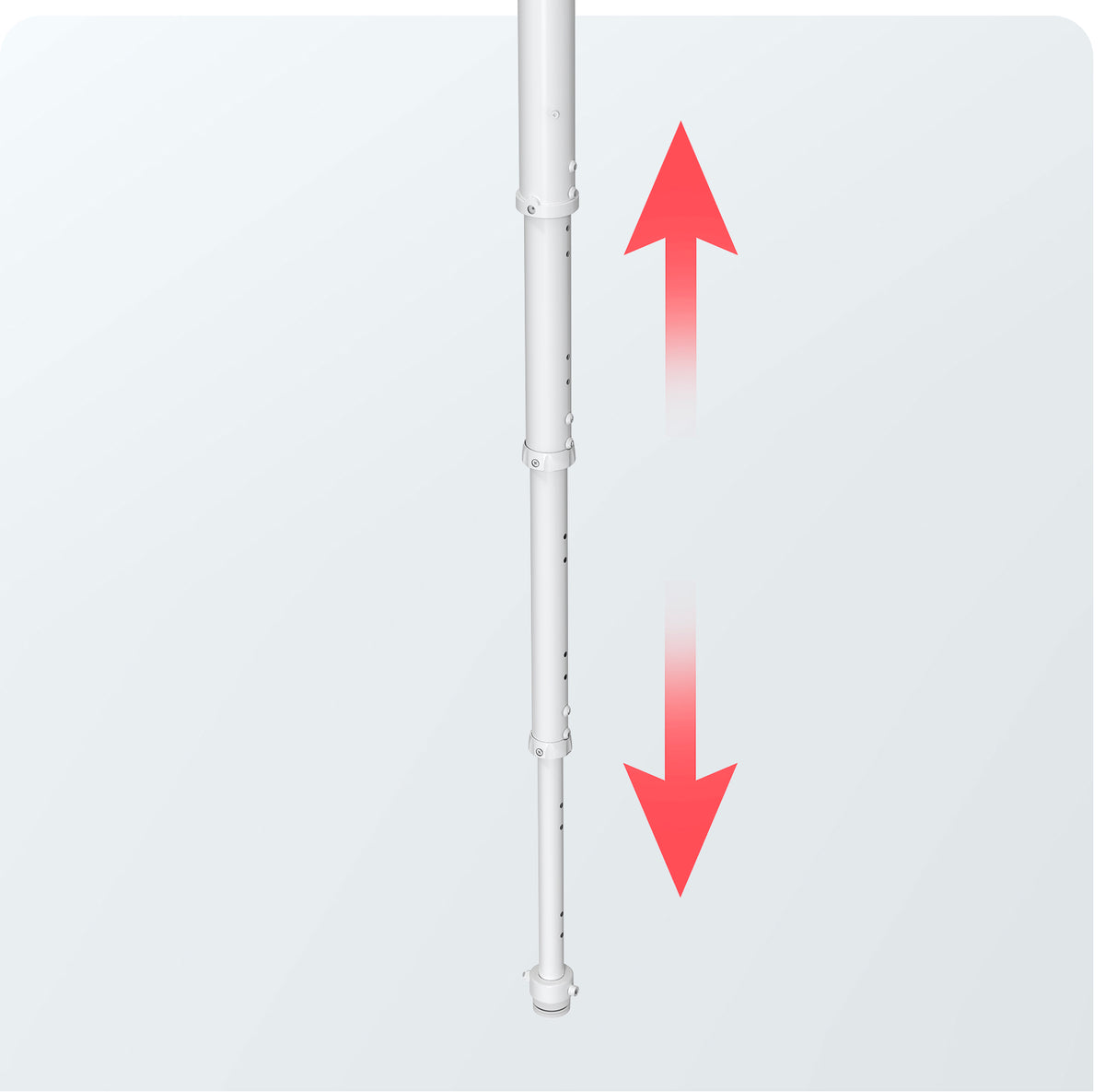 Triple Screen Telescoping Ceiling Dual Pole Mount