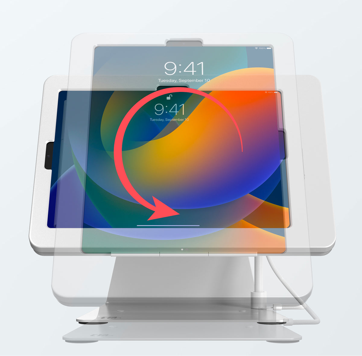 Anti-Theft Kiosk with Fitted Security Enclosure