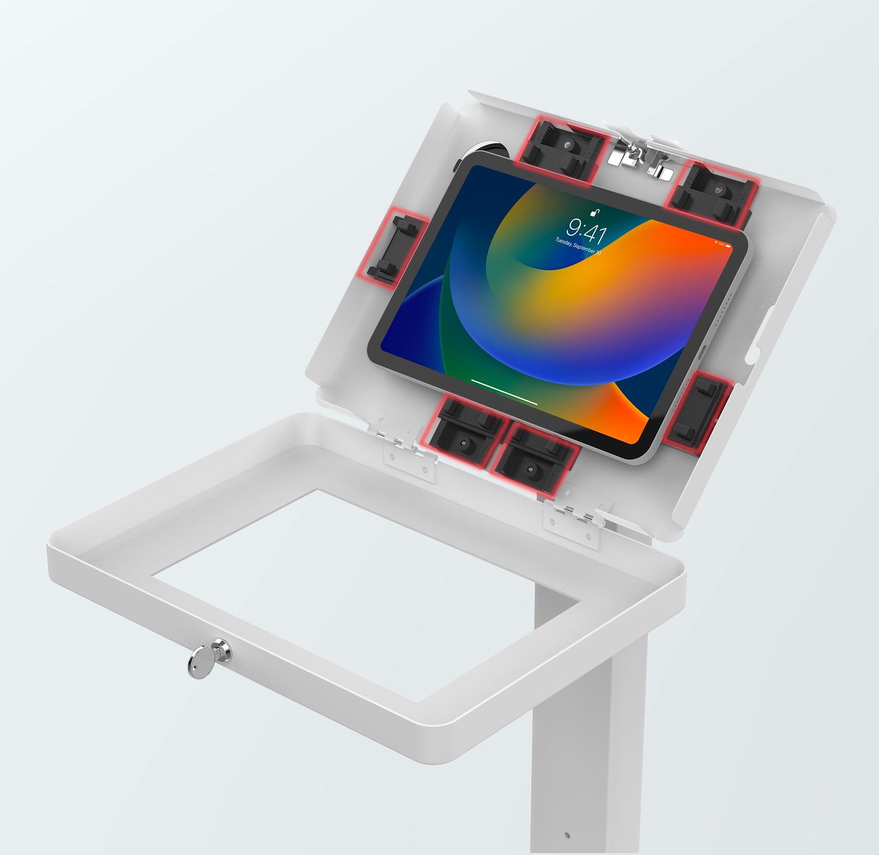 Internal Sliding Clip Design for Tablet Compatibility 