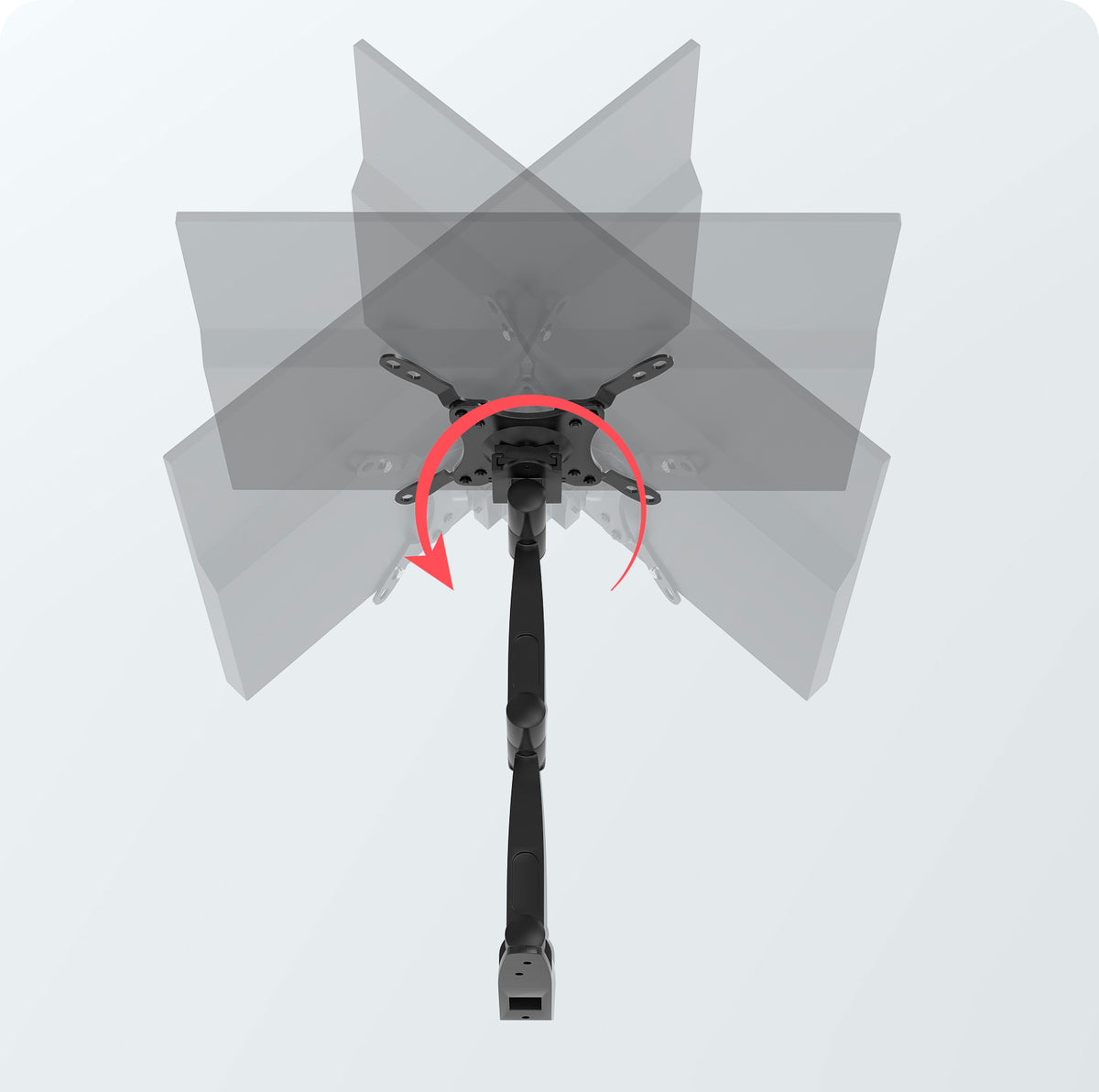 Universal VESA Articulating Wall Mount for TVs and Monitors