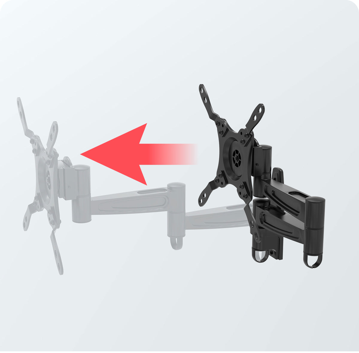 Universal VESA Articulating Wall Mount for TVs and Monitors
