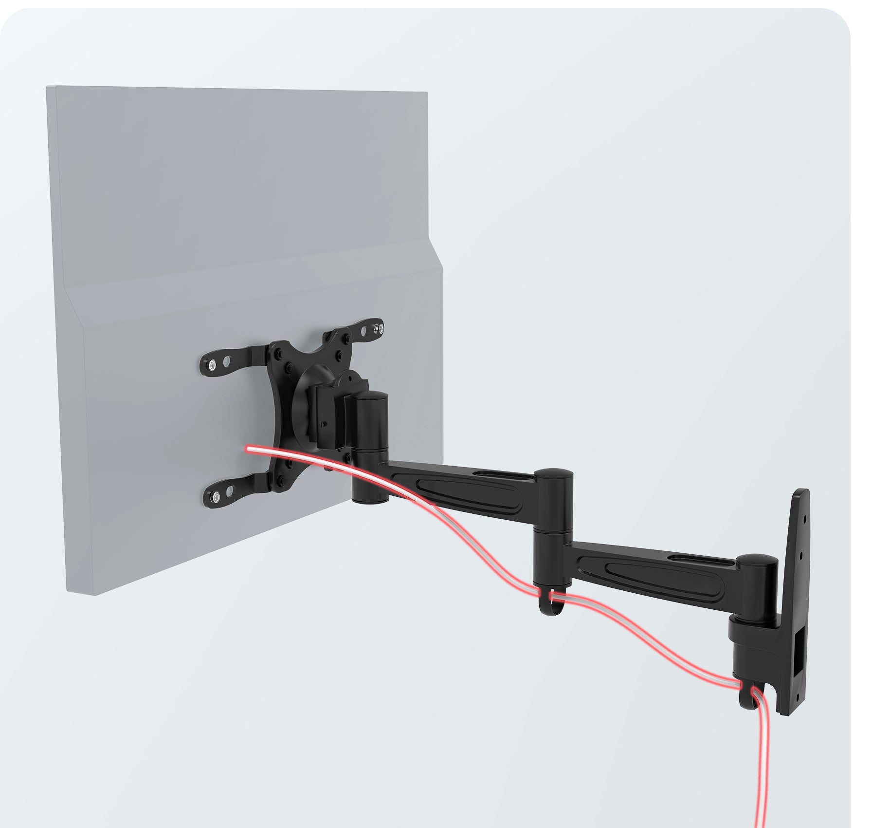 Cable Routing Clips Beneath Arm