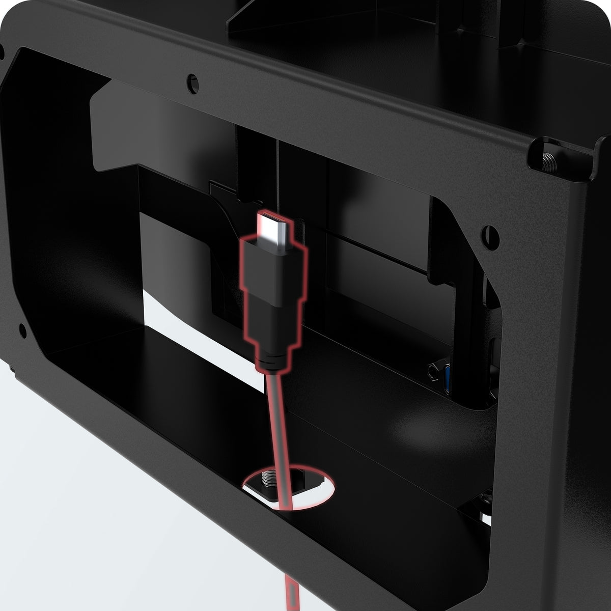TV and Monitor Wall Mount with Storage Compartment