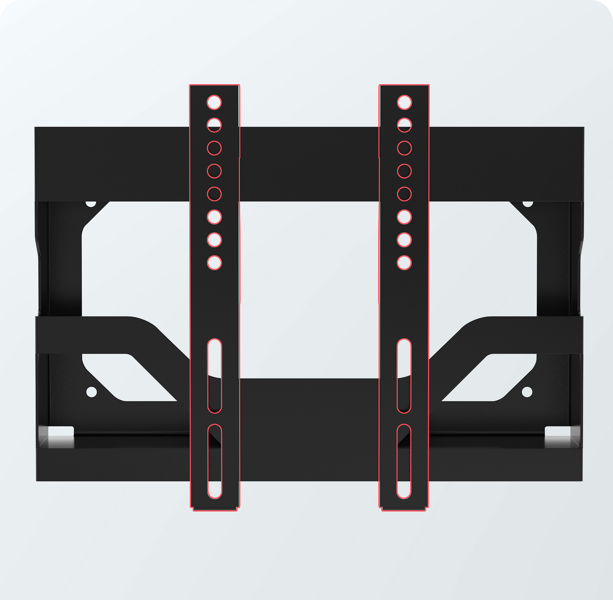 TV and Monitor Wall Mount with Storage Compartment