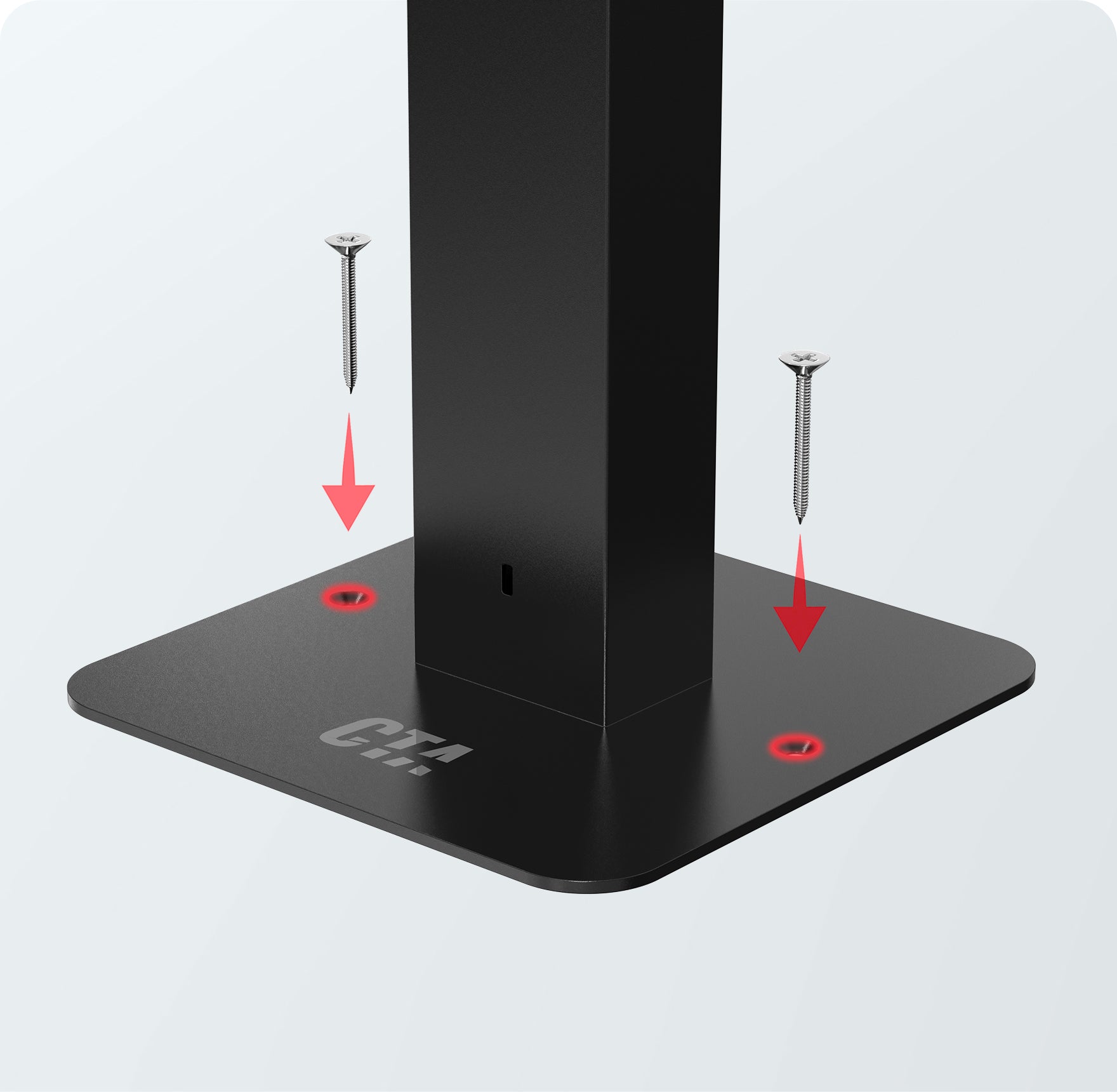Pre-Drilled Holes for 
Permanent Mounting