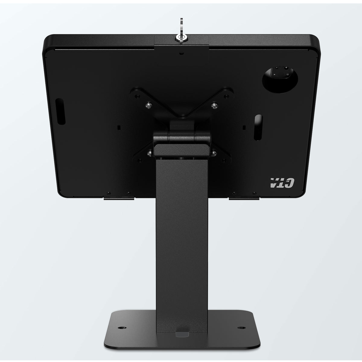 Sleek Rotating Desk Mount with Security Enclosure