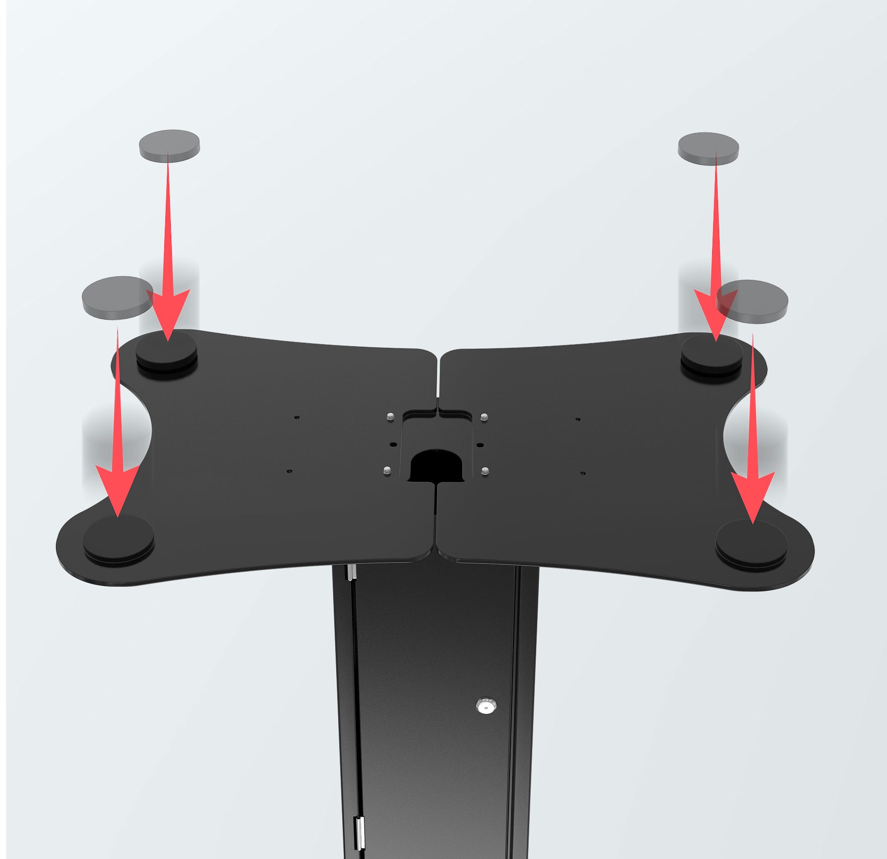 Scratch Protected Padding on Weighted Base