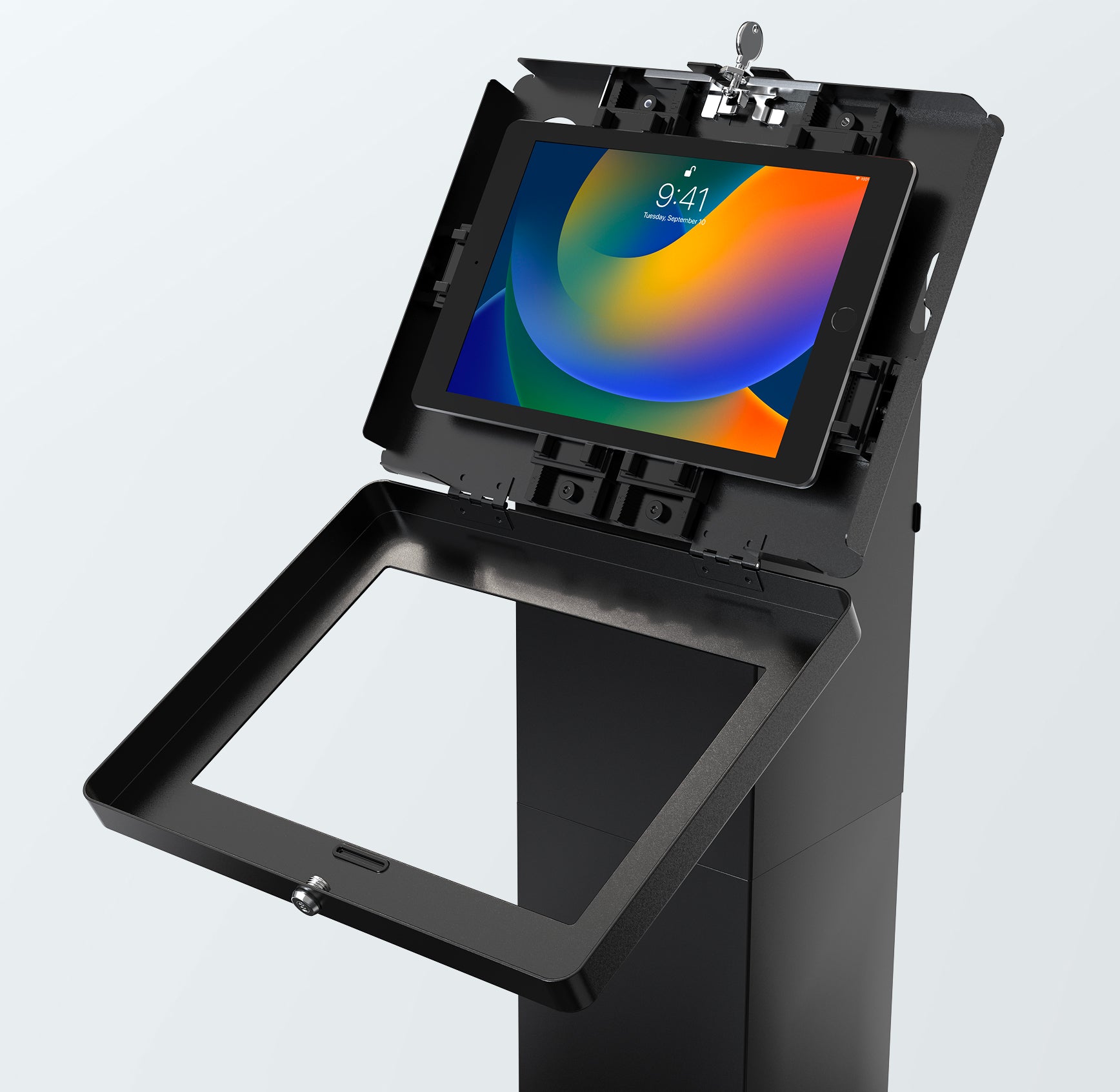 Internal Sliding Clips for Tablet Compatibility 