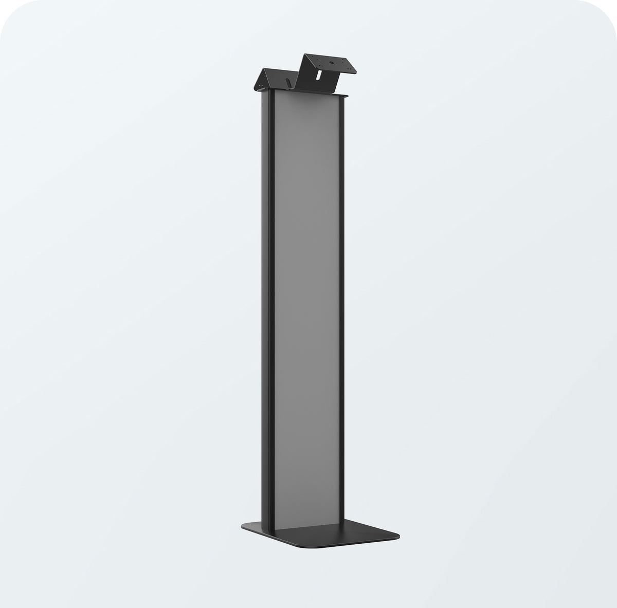 Premium Floor Stand Kiosk w/ Graphic Slots and Dual VESA Plates