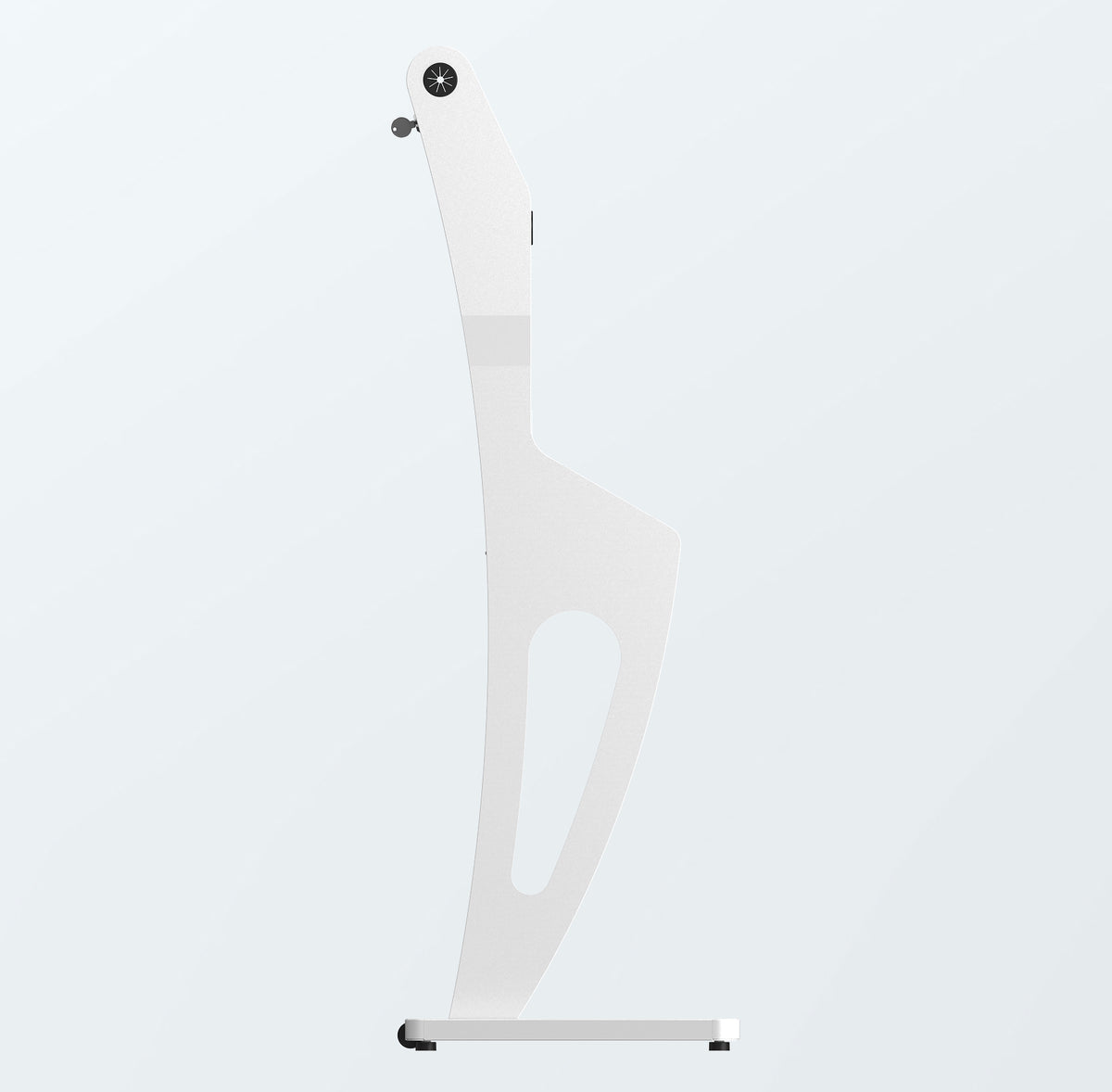 Sleek Floor Stand with Printer Slot for Touchscreen Monitors and Other Displays