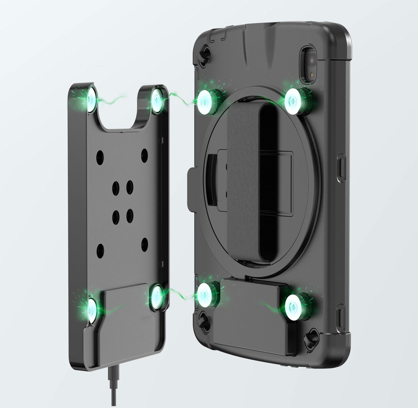 Embedded Rear Magnets