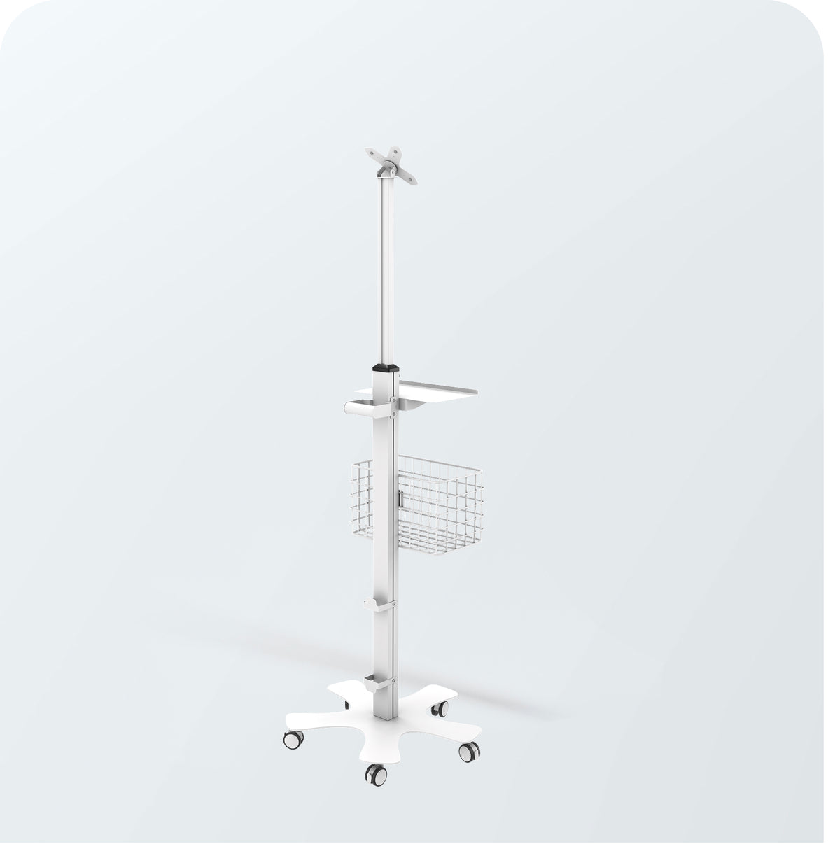 Medical Floor Stand with VESA Plate