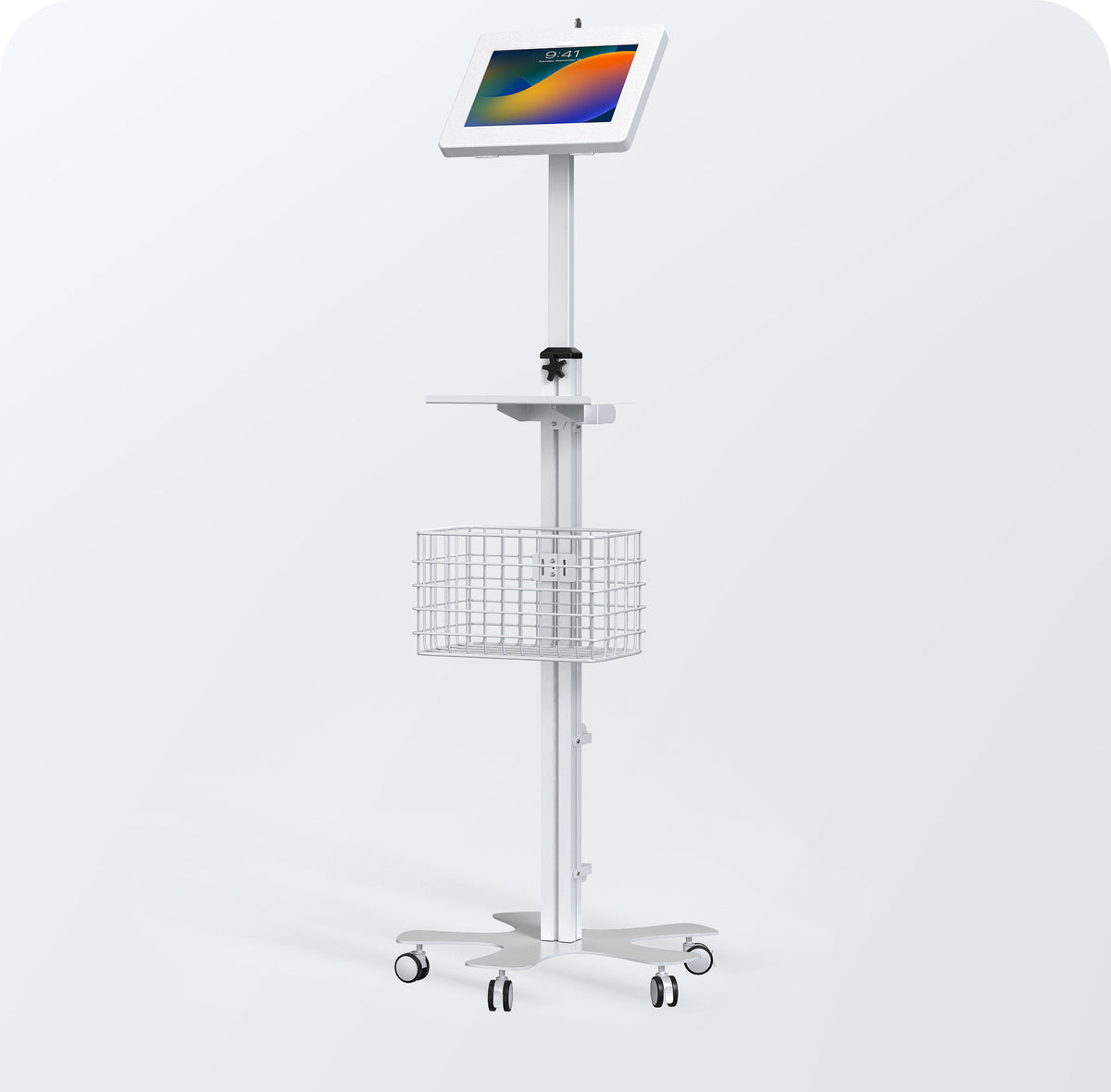 Medical Floor Stand with Enclosure