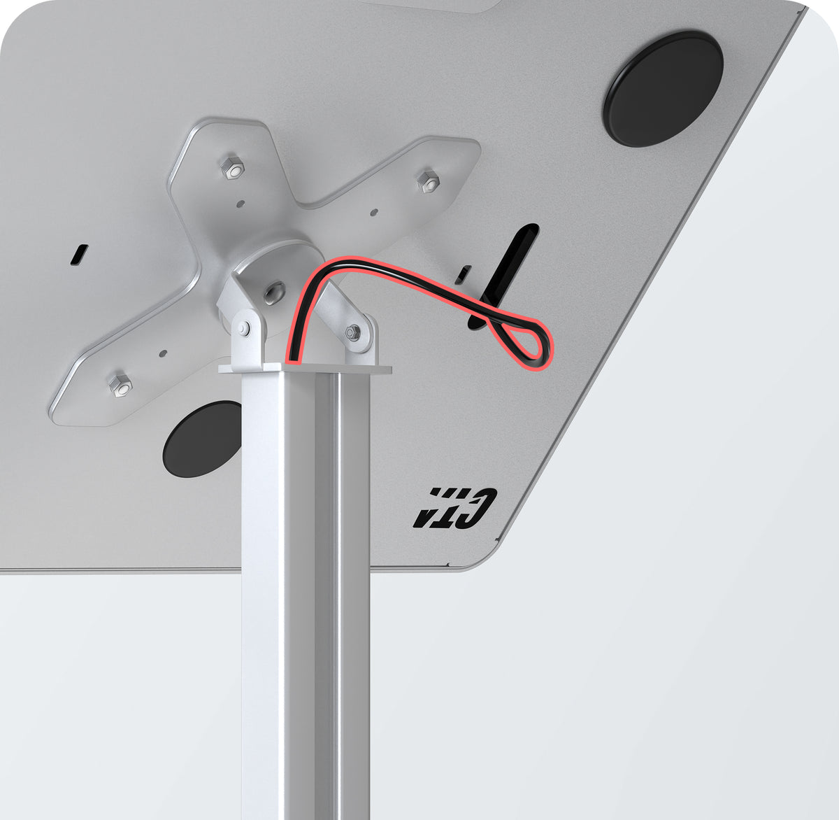 Medical Floor Stand with Enclosure