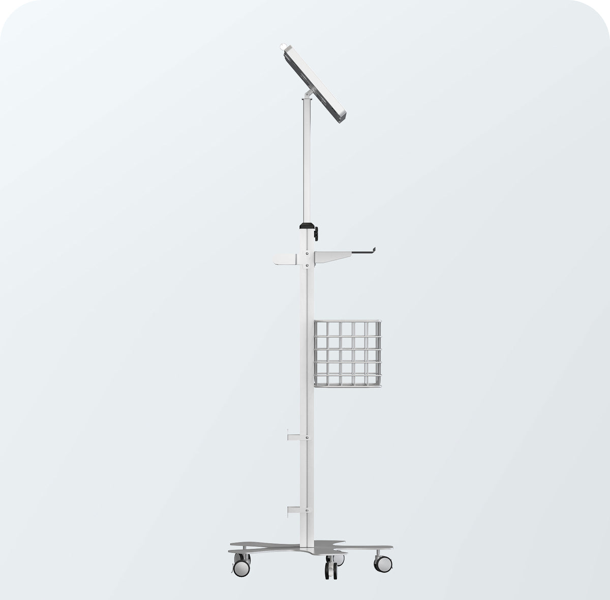 Medical Mobile Floor Stand with Small Enclosure