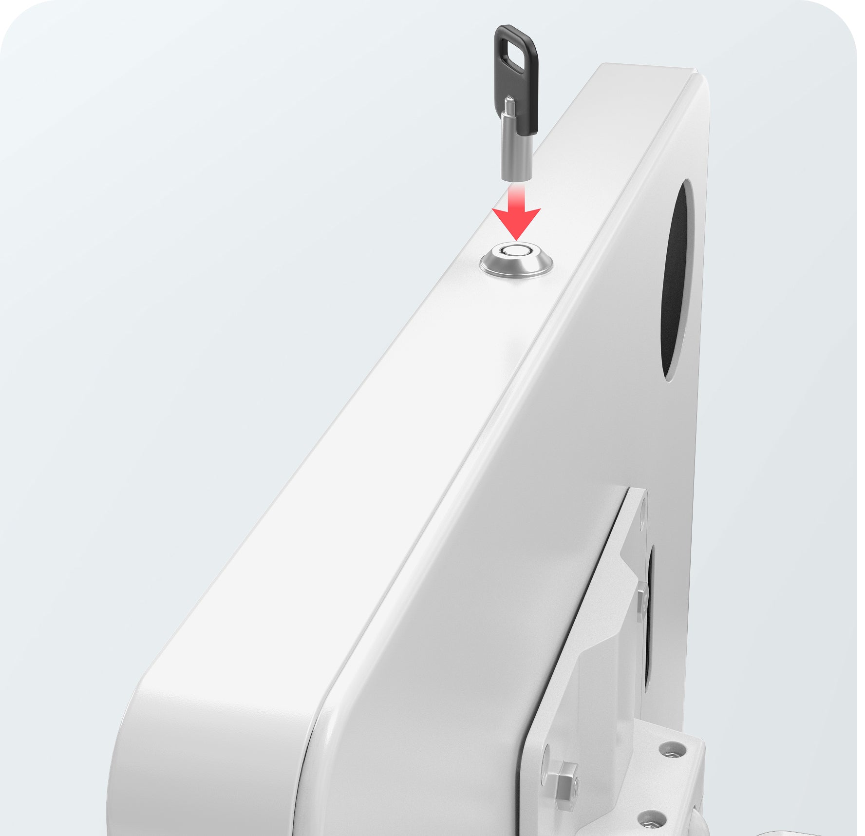 Anti-Theft Deterrent Lock and Key Enclosure 