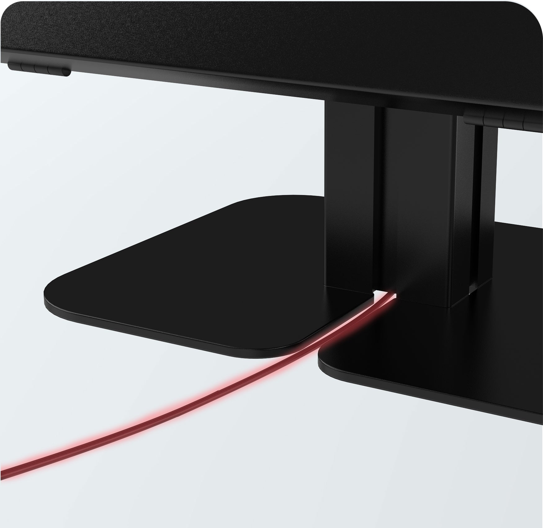 Interior cable routing