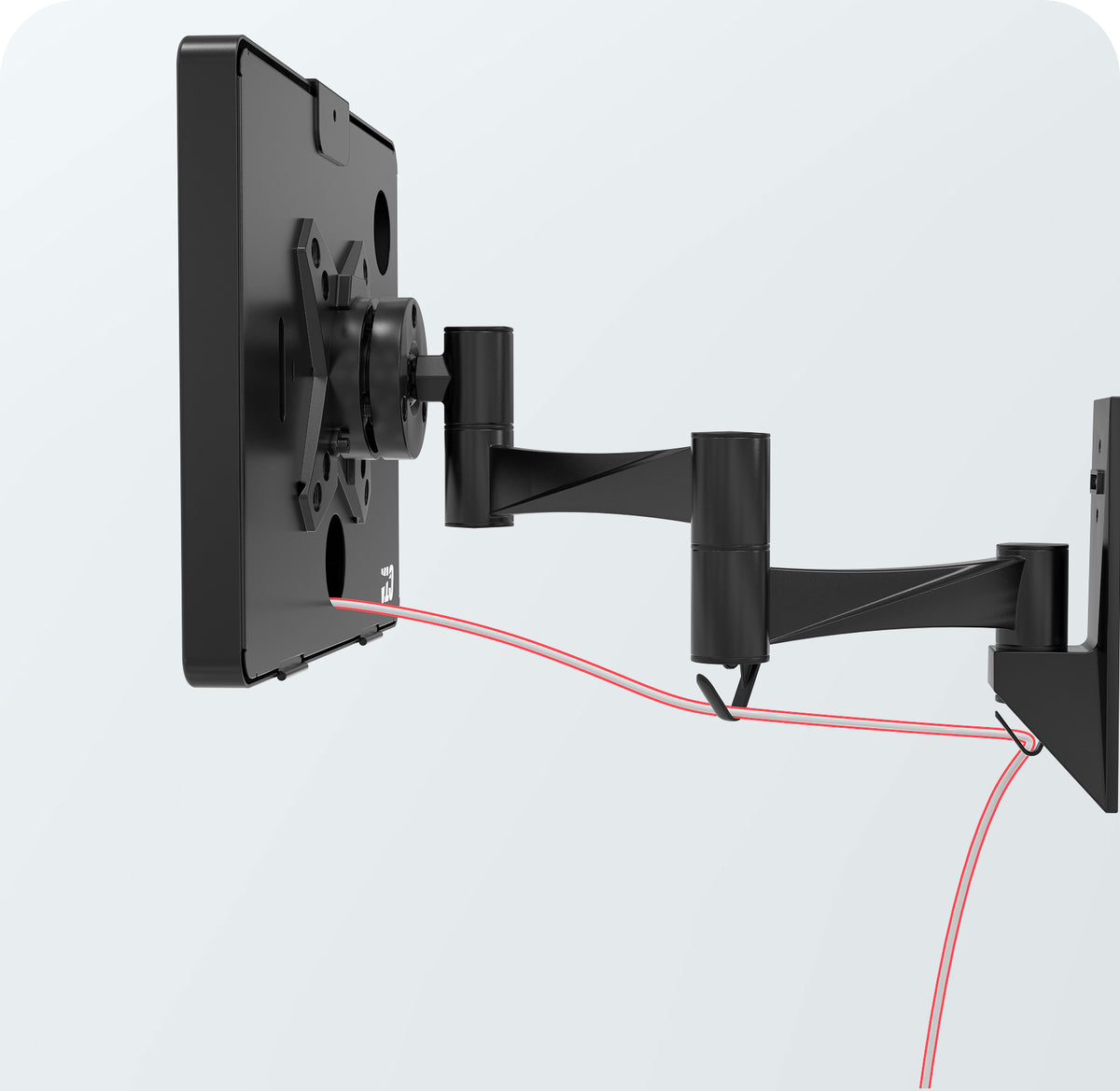 VESA Wall Mount Arm with Enclosure