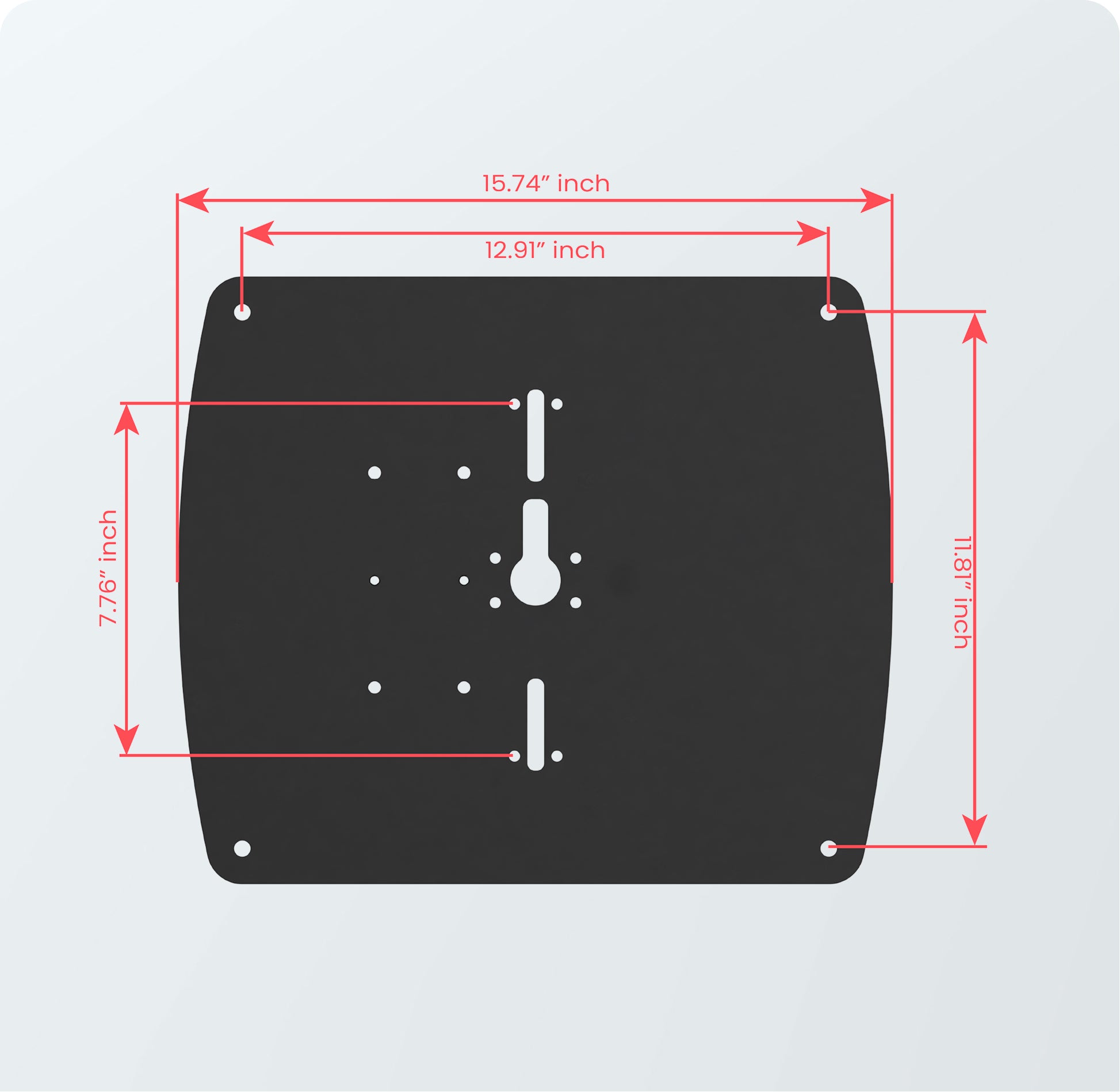 Integrated 
Mounting Points