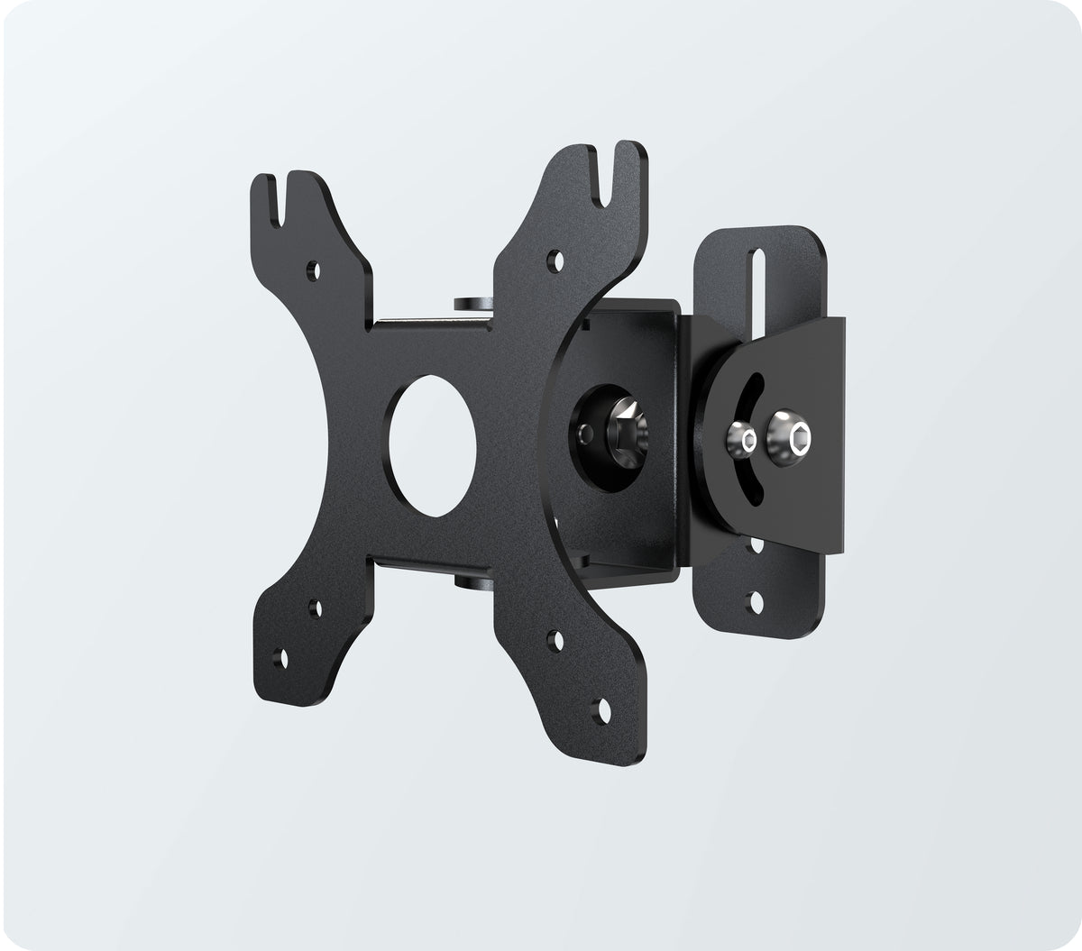 Articulating VESA Plate for Poles, Beams, and Corners