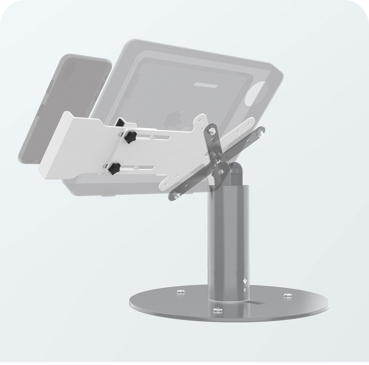 Adjustable Card Reader Holder w/ VESA Plate