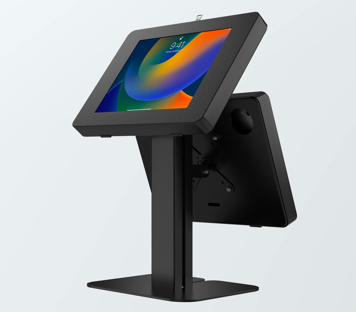 Adjustable Table Mount with 2 Security Enclosures