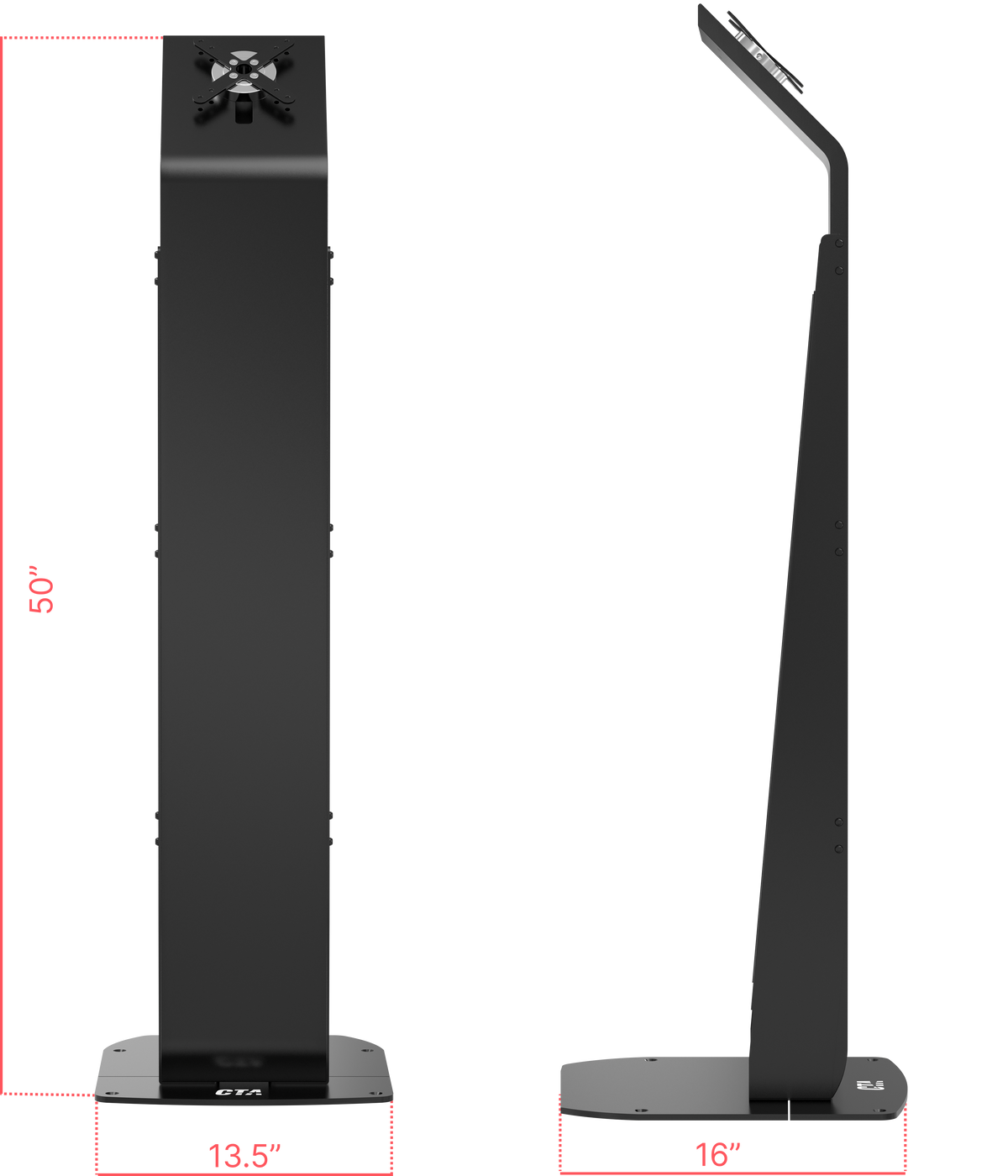 Premium Floor Stand Kiosk for Monitors Up 32"