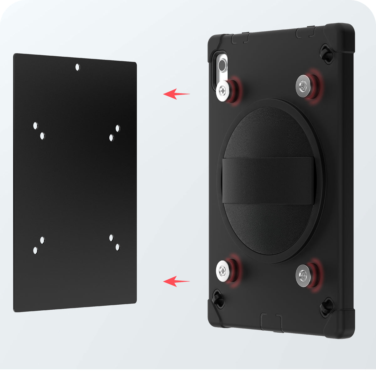 Magnetic Splash-Proof Case with Metal Mounting Plates