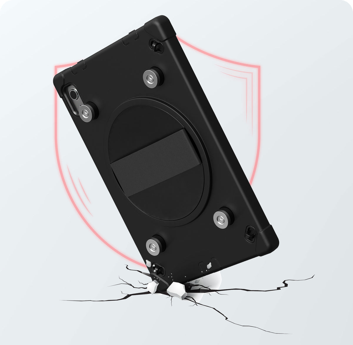 Magnetic Splash-Proof Case with Metal Mounting Plates