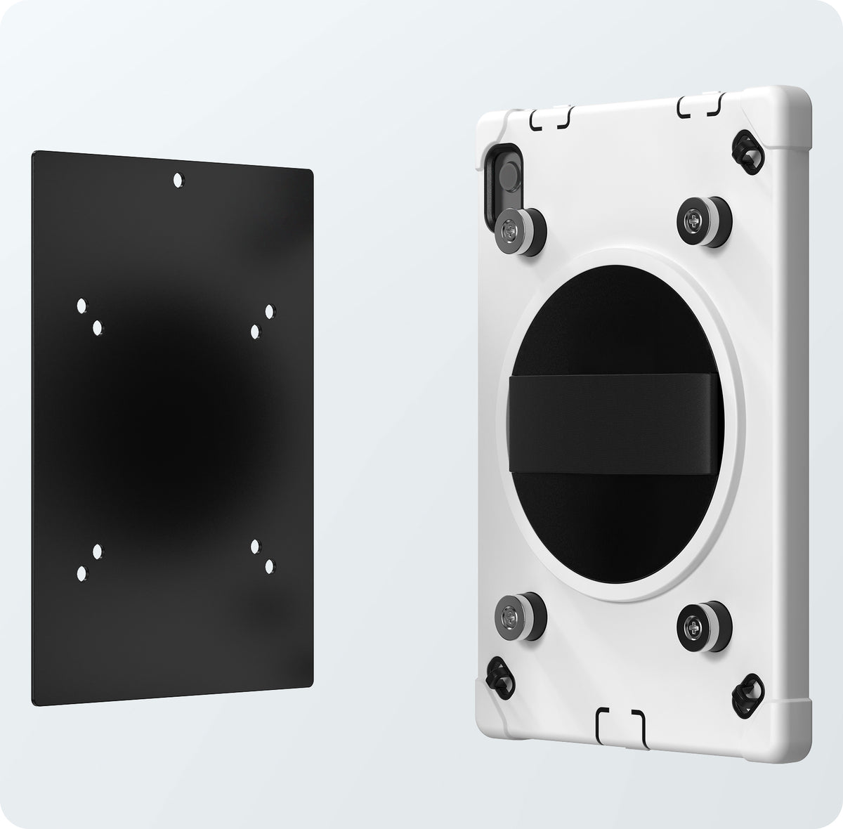 Magnetic Splash-Proof Case with Metal Mounting Plates