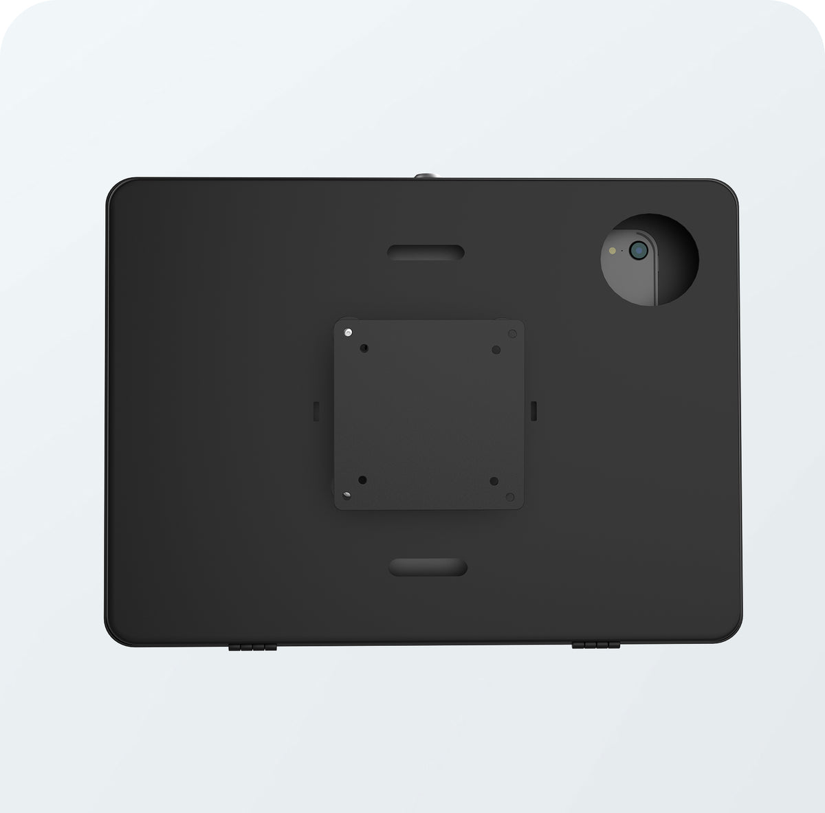 VESA-Compatible Rotary Ball-Head Adjusting Mount w/ Security Enclosure