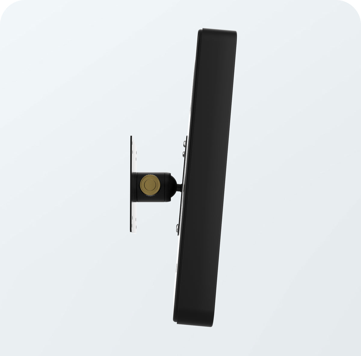 VESA-Compatible Rotary Ball-Head Adjusting Mount w/ Security Enclosure