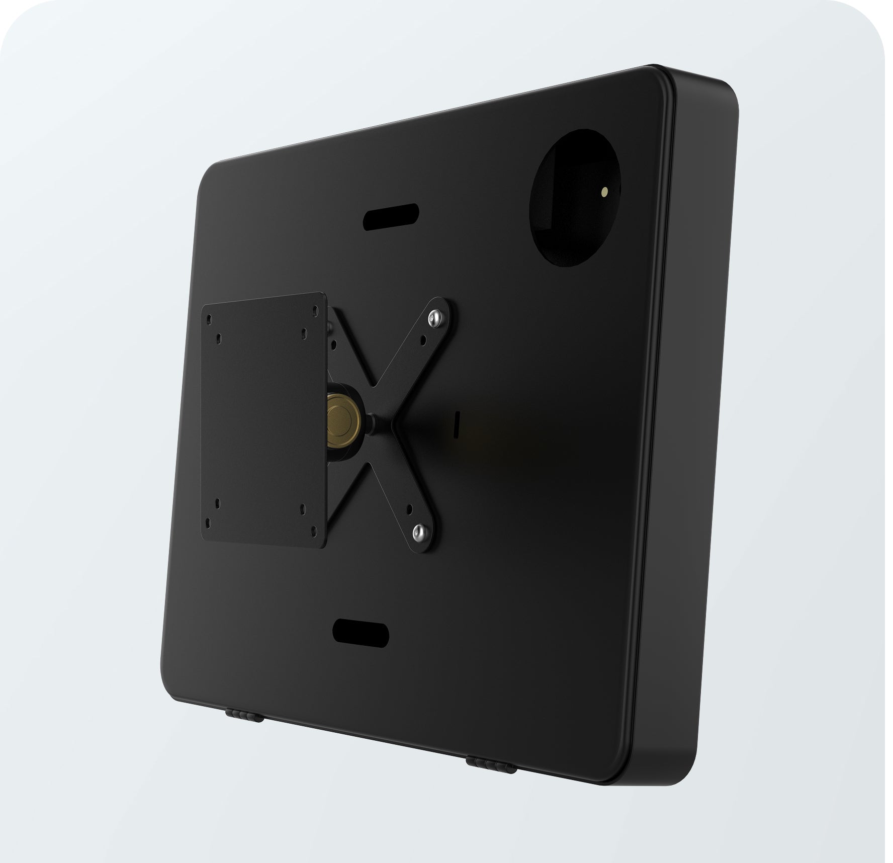 Full Access to Ports,
Buttons, and Jacks