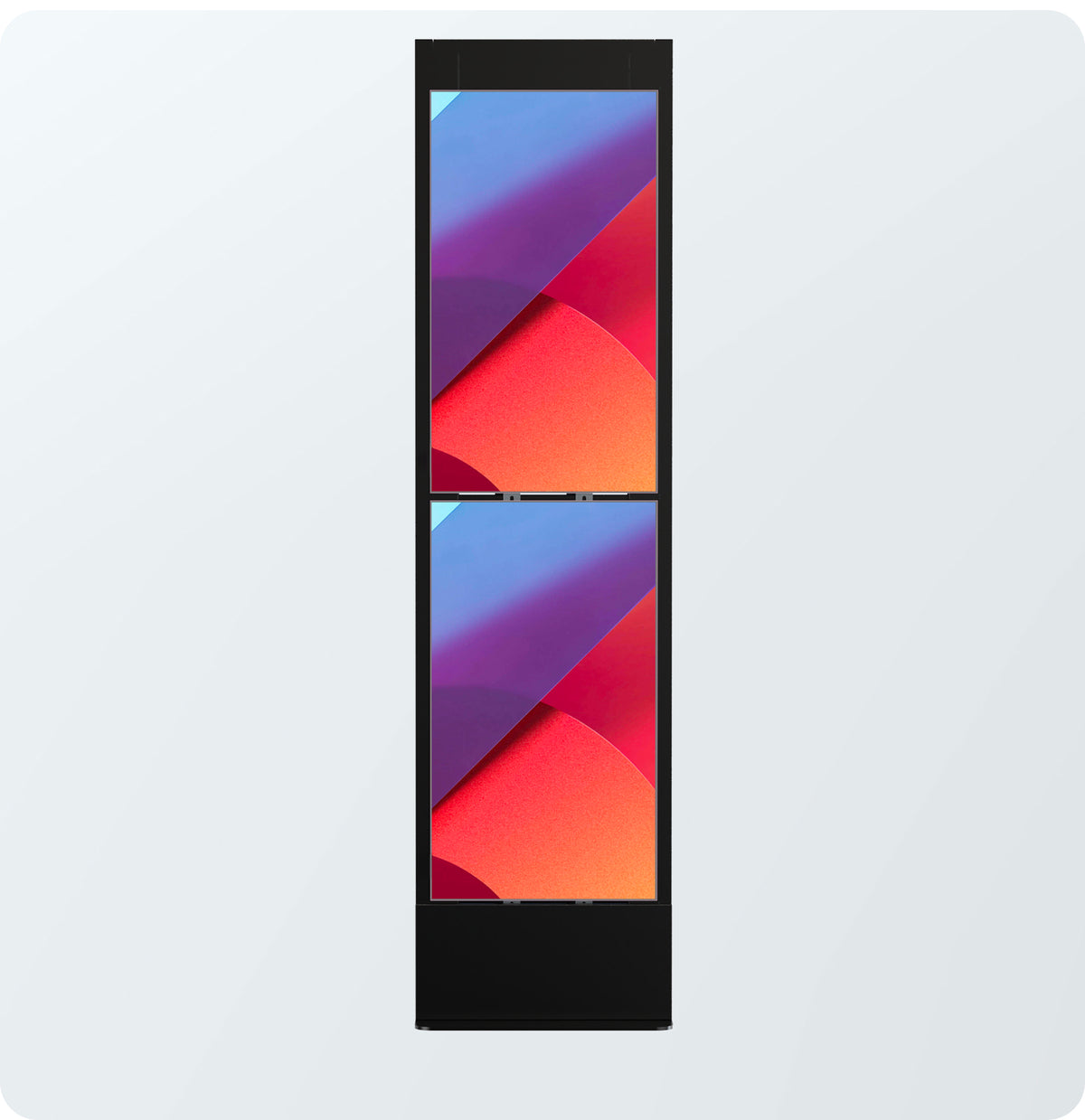Free-standing Modular Mount Four Display Kiosk